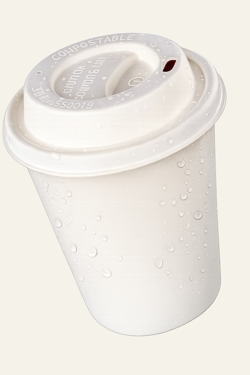 Bagasse cups with matching holders